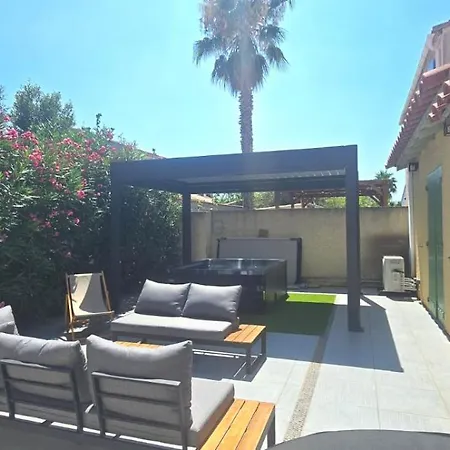 וילה Le Cocon Familial Du Sud - Jacuzzi, Wi-fi, Air Conditioning